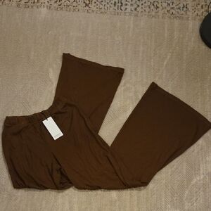 NWT SPRWMN Brown Wide Leg Pants